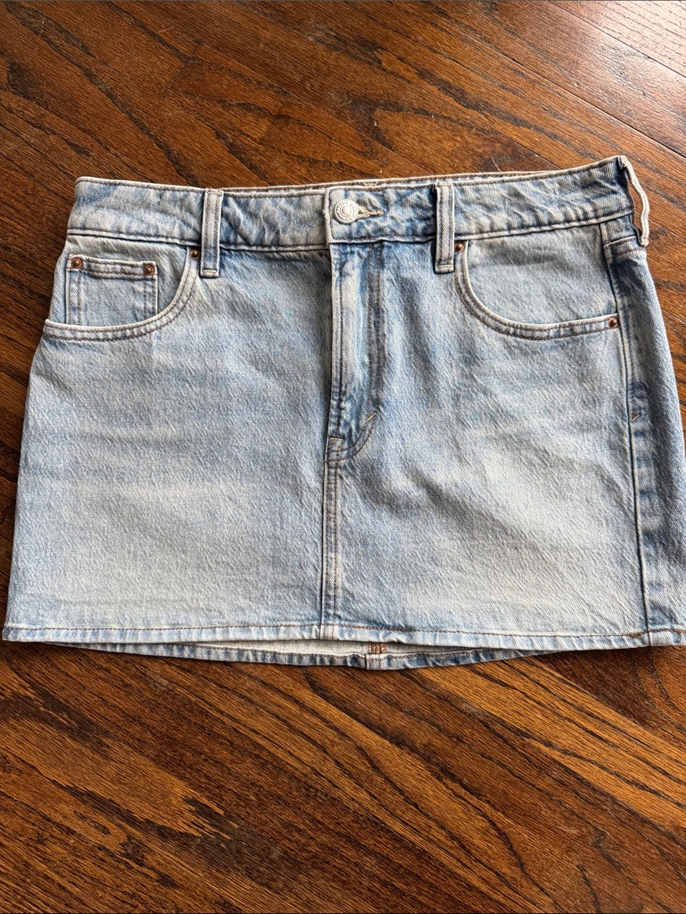 PacSun Light Blue Denim Mini Skirt size 27